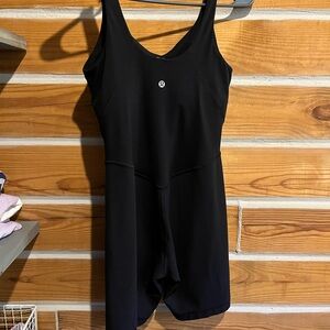 Black Lululemon Athletic Bodysuit